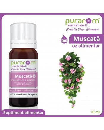 ULEI ESENTIAL DE MUSCATA BIO PENTRU UZ ALIMENTAR