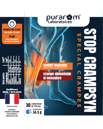 Stop Crampsyn – Soluția naturală împotriva crampelor musculare
