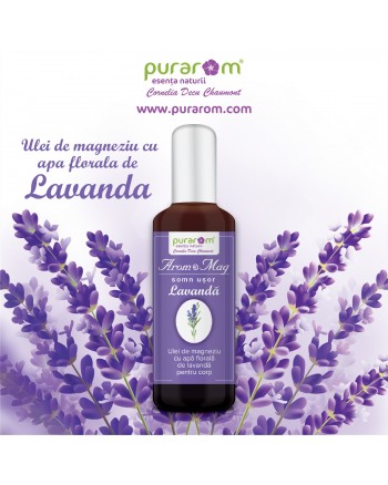 ULEI DE MAGNEZIU CU APA FLORALA DE LAVANDA PENTRU CORP